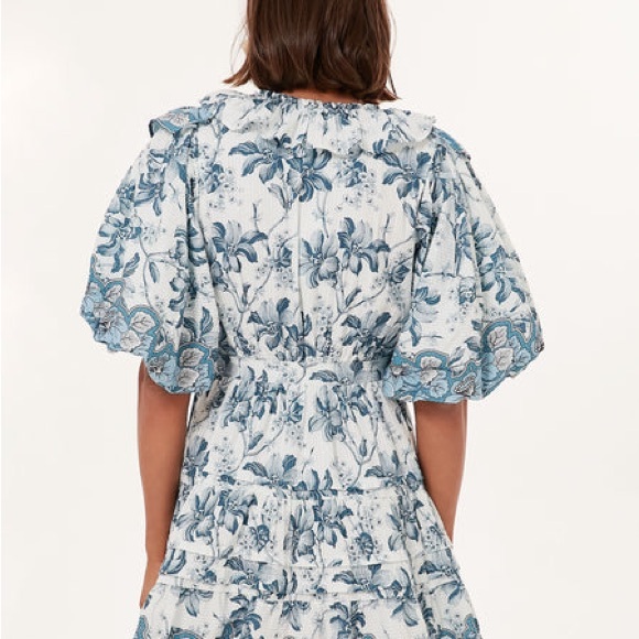 LOVE THE LABEL

Beryl Blue Print Remy Mini Dress - Picture 3 of 6